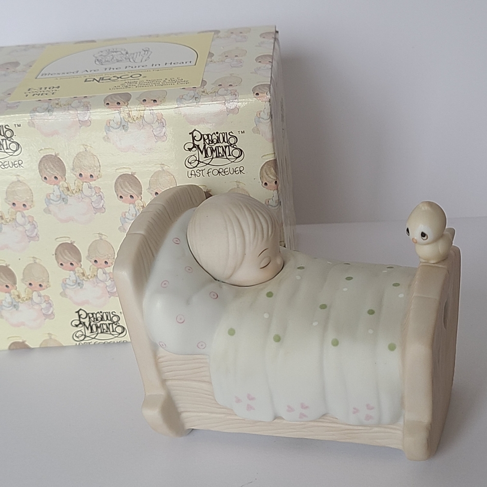 Precious Moments Pure in Heart Baby Nursery Gift Collectible Figurine